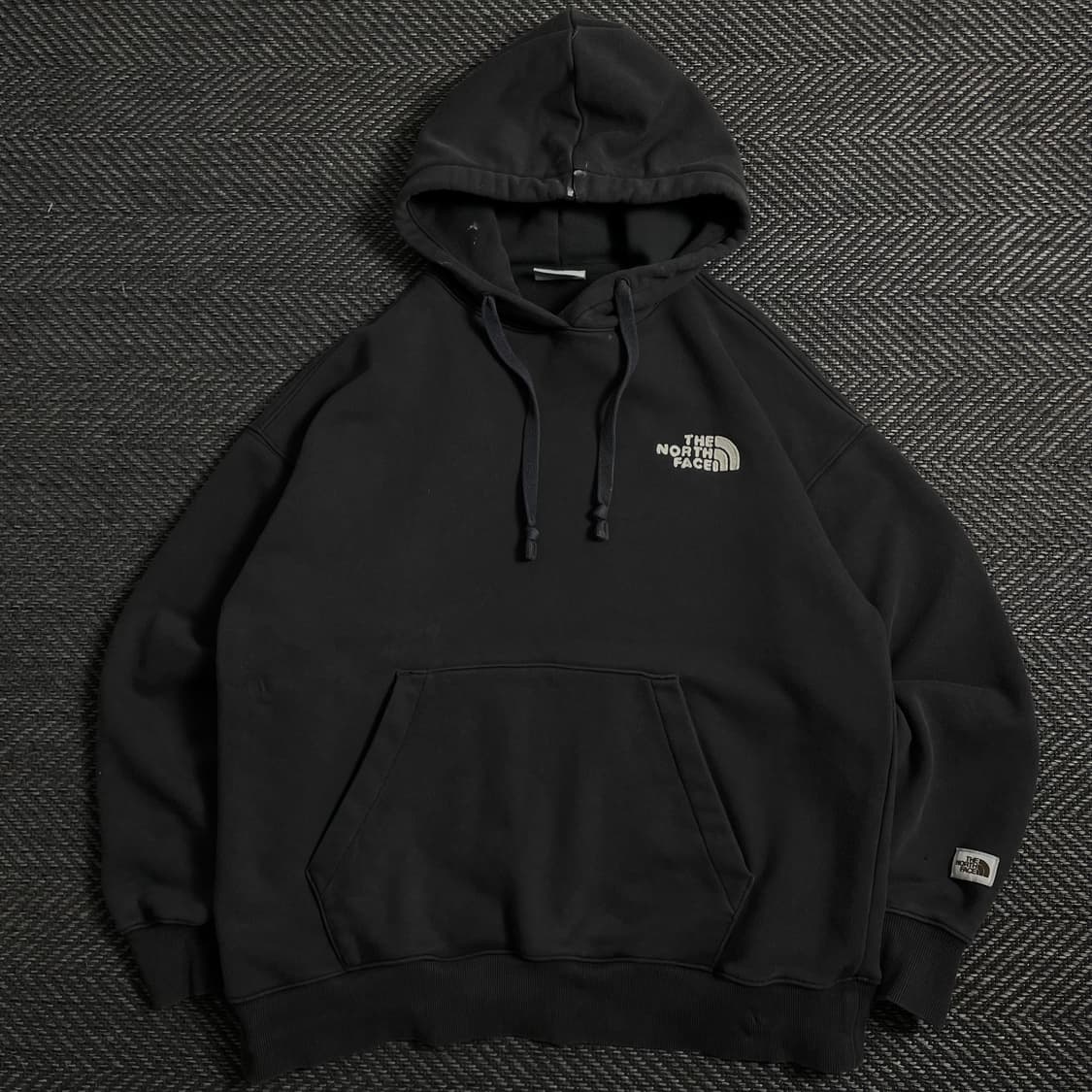 노스페이스 스몰로고 박시핏 후드 티셔츠y 4287 상품이미지2