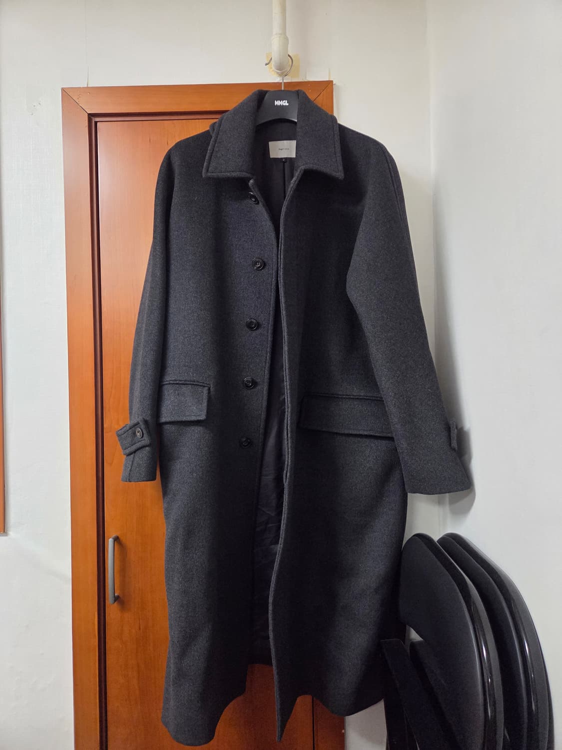 Begin 2.0.2 비긴202 프렌치 슬리브 발마칸 코트 차콜 그레이  상품이미지1