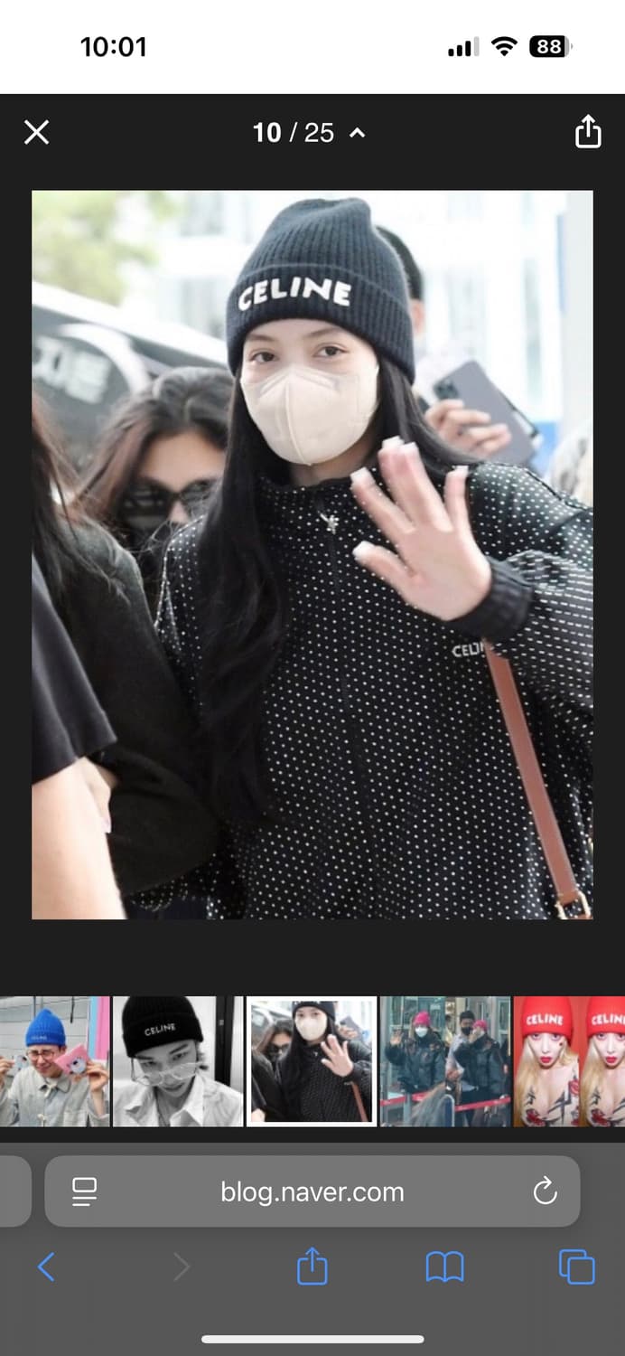 셀린느 네이비 비니 (새제품) 상품이미지5