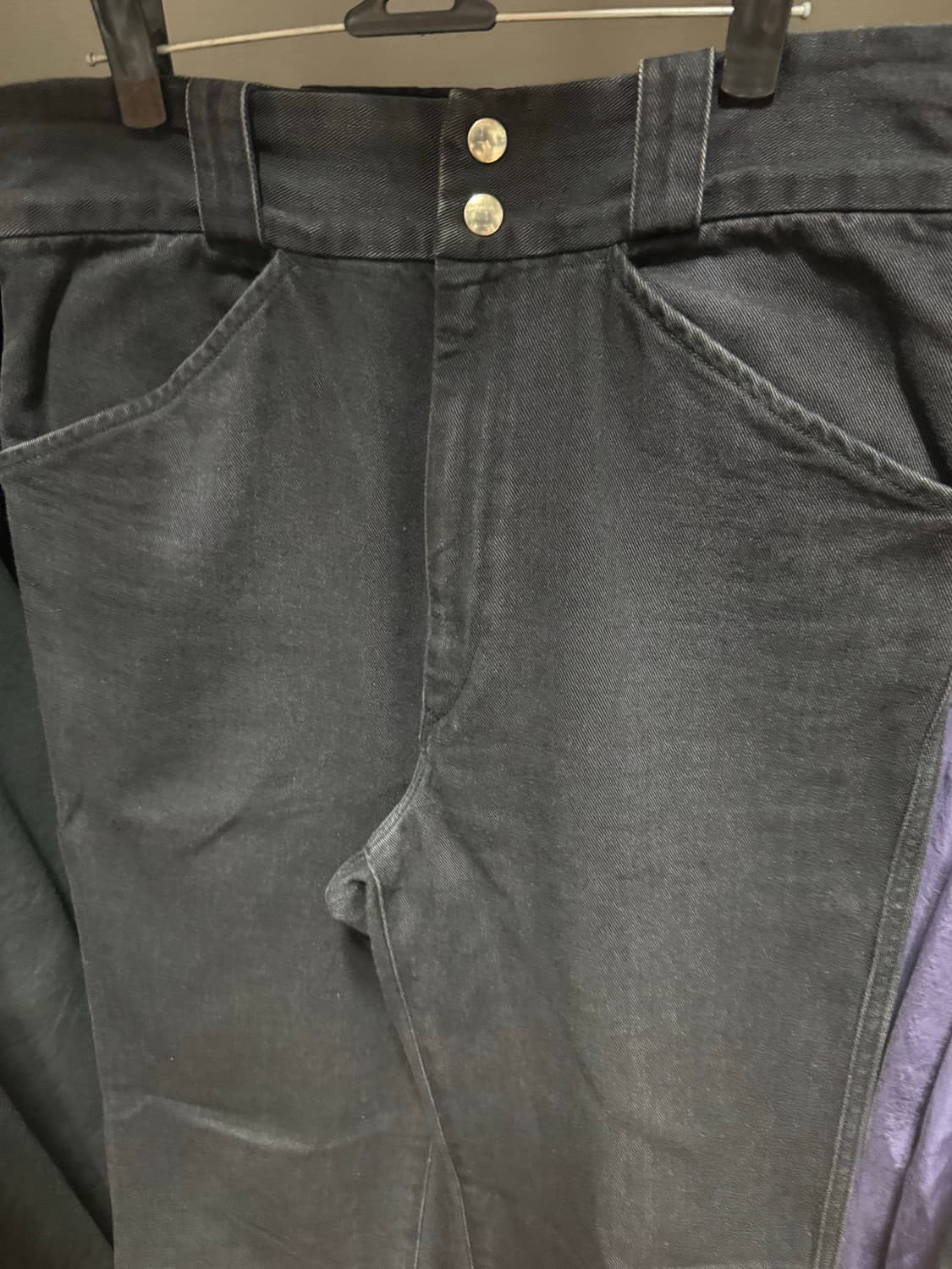 [2] comoli 코튼 트윌 라이더 팬츠 상품이미지1