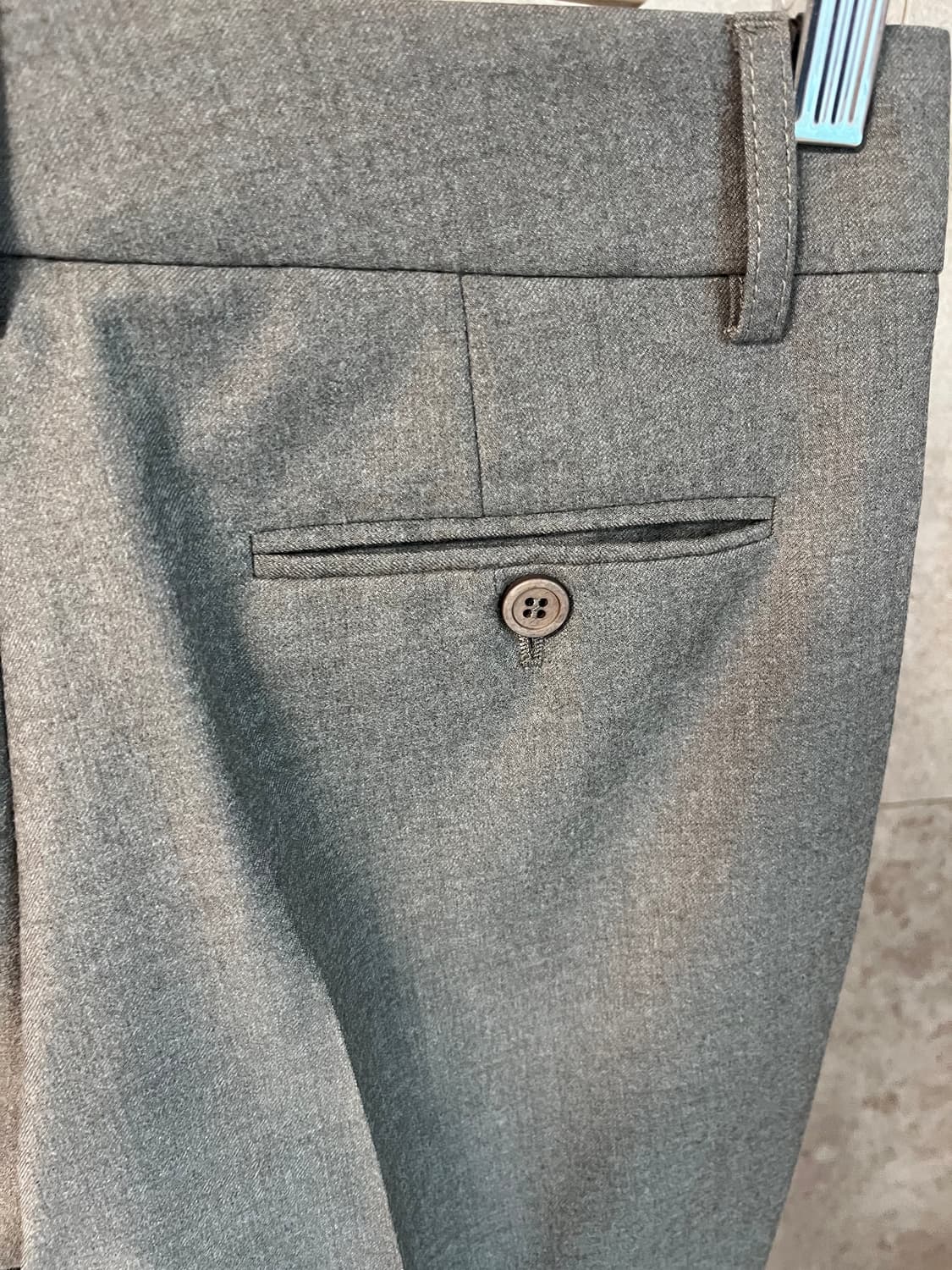 브루넬로 쿠치넬리 여성 슬랙스 회색 정품  상품이미지4