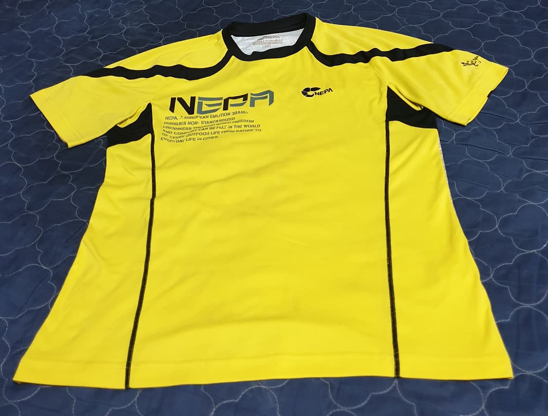 네파 스포츠웨어 세트 옐로우 (상의M),(하의L) 상품이미지1