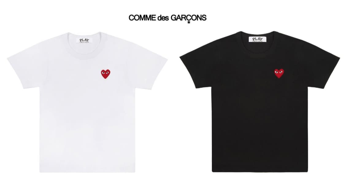 미개봉)반팔)남여공용)꼼데가르송M사이즈 상품이미지1