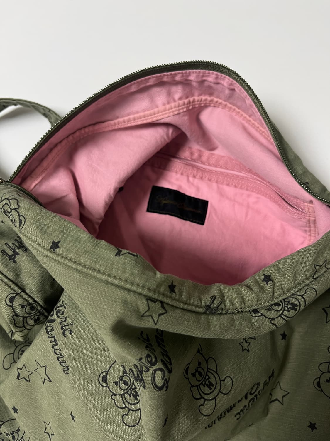 히스테릭글래머 퍽베어 코튼 숄더백 상품이미지3