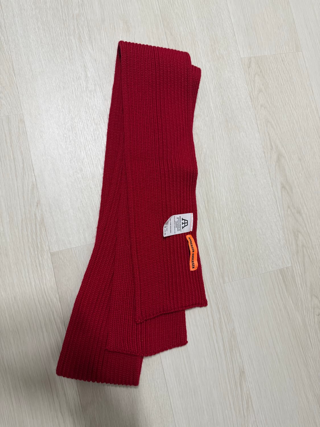 안데르센안데르센 머플러 L 레드 상품이미지1