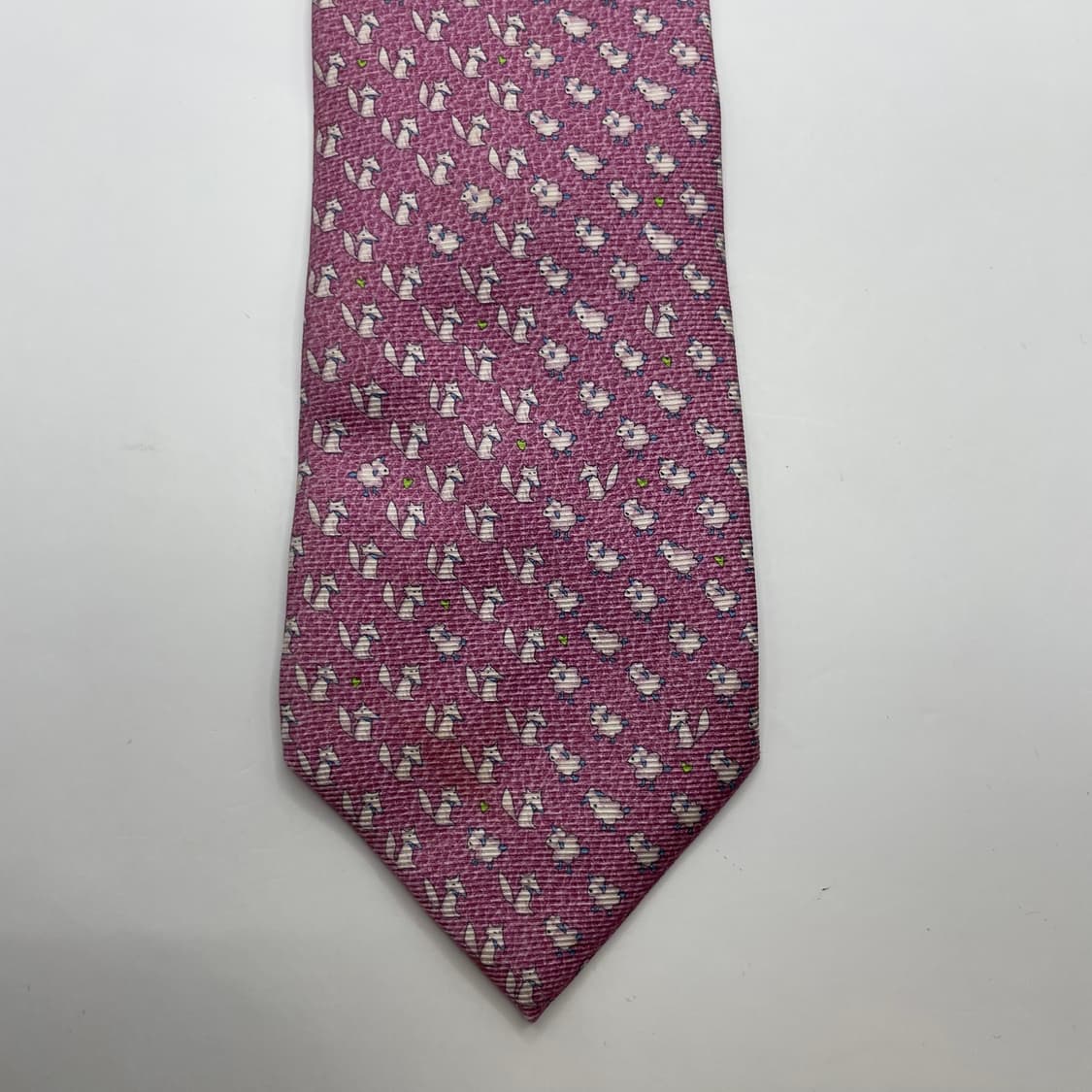 547) (BVLGARI) 불가리 패턴 넥타이(오염존재) 상품이미지3