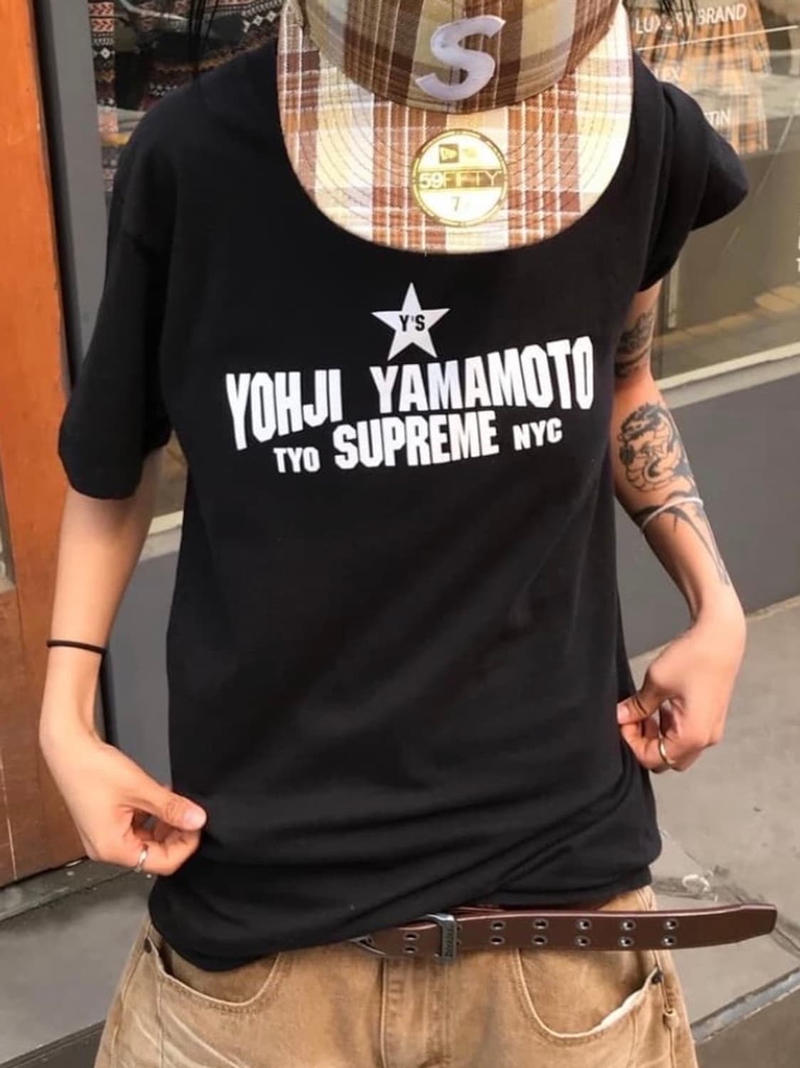 슈프림 x Y’s 바이 요지 야마모토 스타 티셔츠 25Fw 상품이미지1