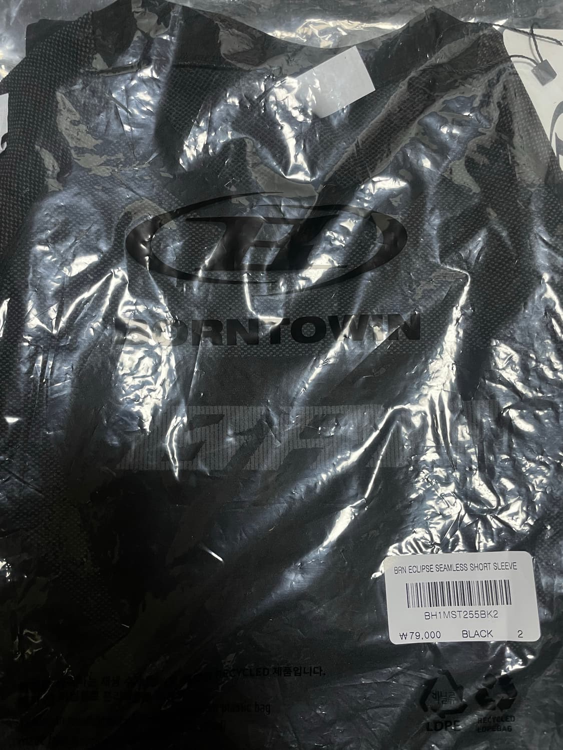 본투윈 BRN 이클립스 숏슬리브 2사이즈 새상품 판매합니다 상품이미지1