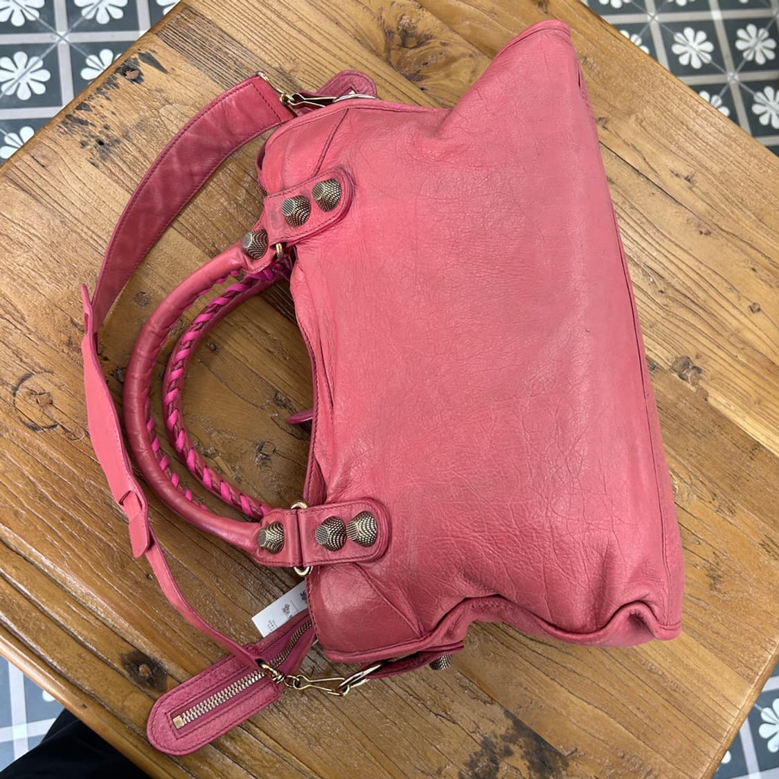 16558 - 발렌시아가 자이언트 시티백 모터백 상품이미지5