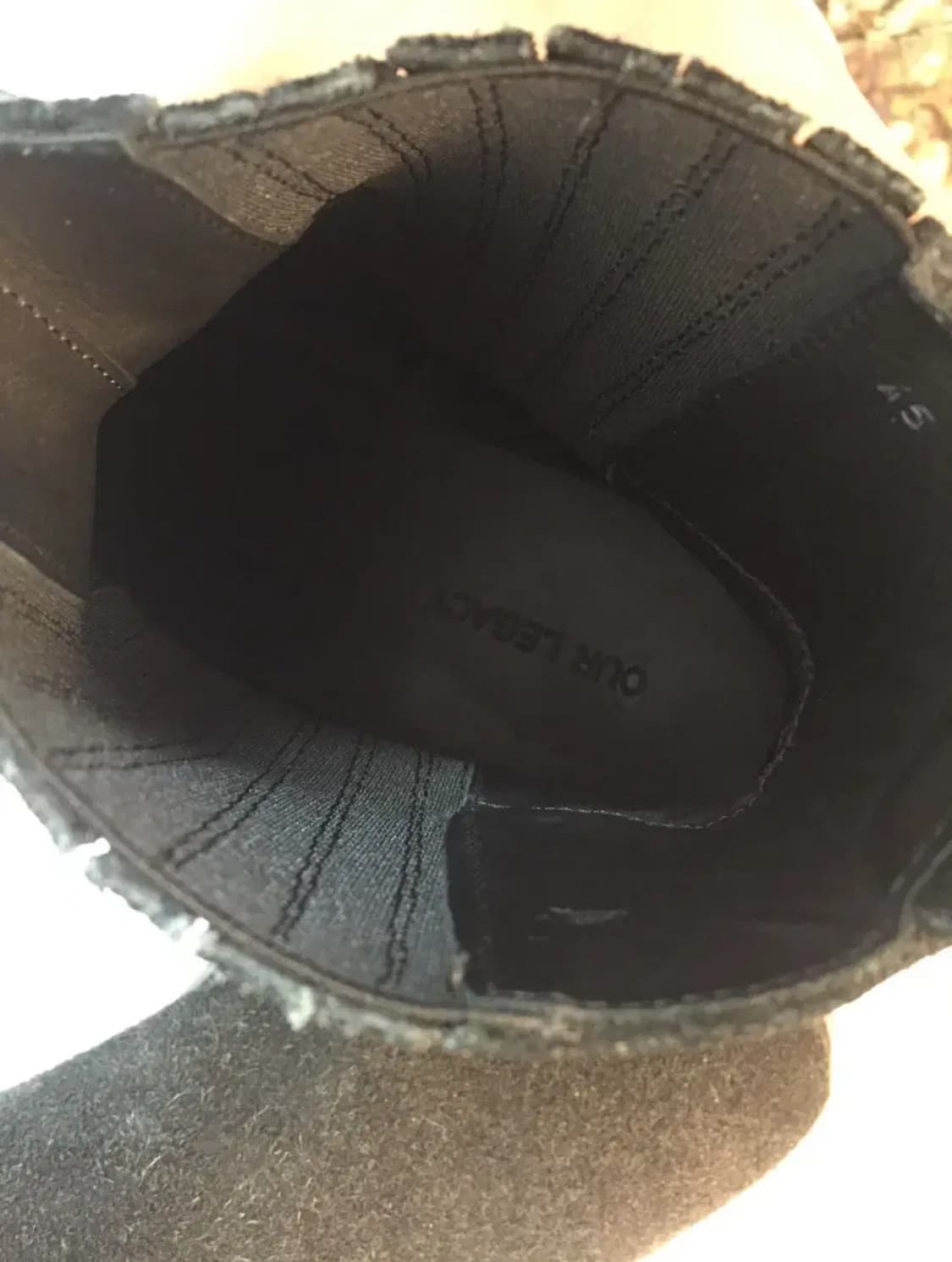 아워레가시 쿠반 헤어리 스웨이드 블랙 상품이미지8