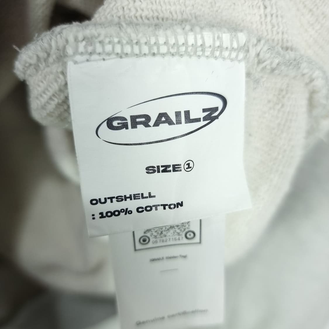 [그래일즈] 빅로고 프린팅 오버핏 후드티 그레이 M20028 상품이미지10