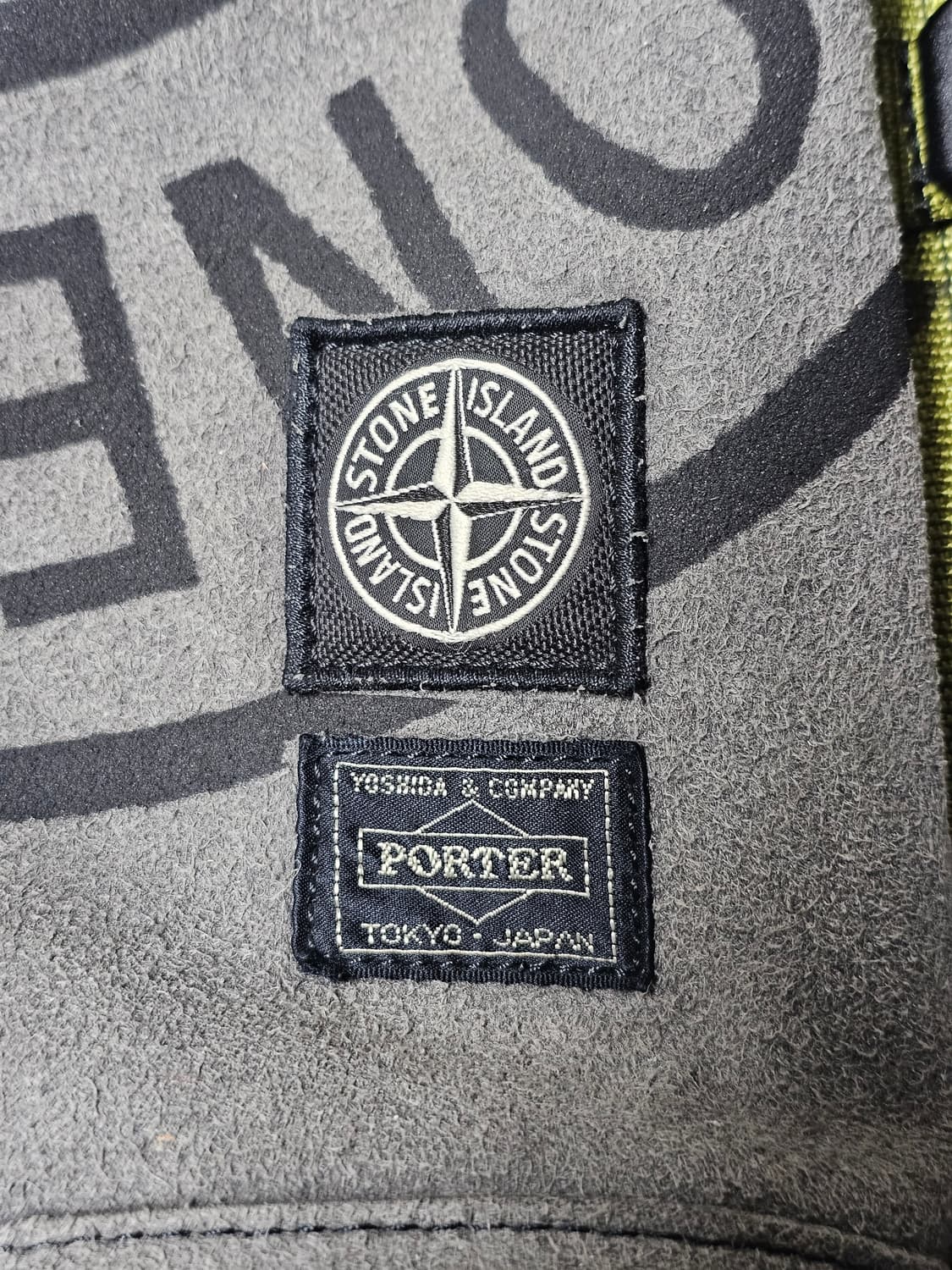 스톤아일랜드 X 포터 맨 메이드 스웨이드 백팩 상품이미지5