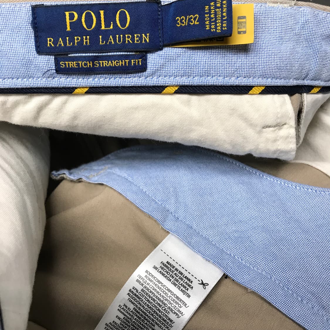 폴로 랄프로렌 QR 치노 팬츠 베이지 33/32 상품이미지6