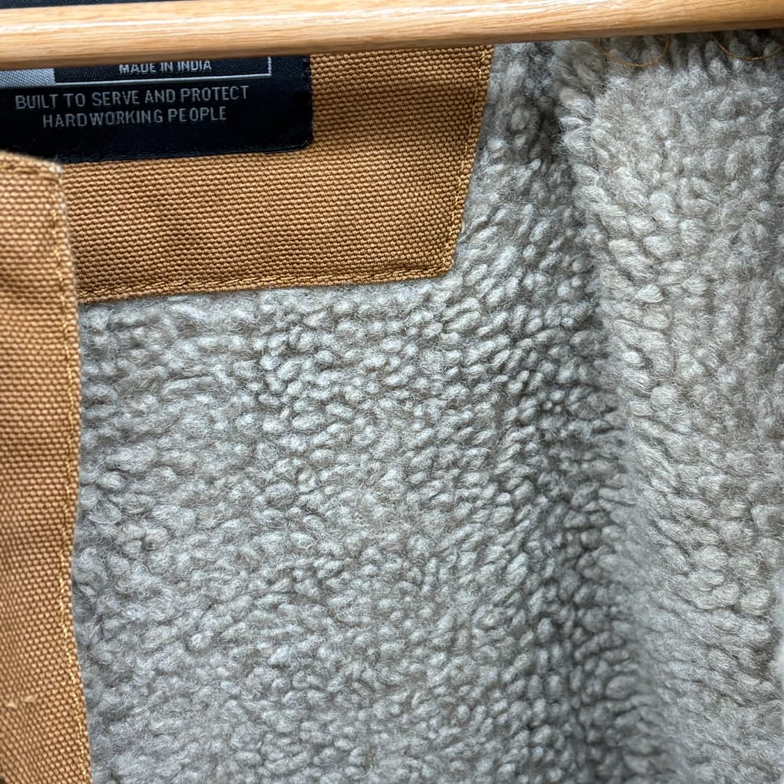 칼하트 브라운 후드 워크 자켓 남/XXL 상품이미지5