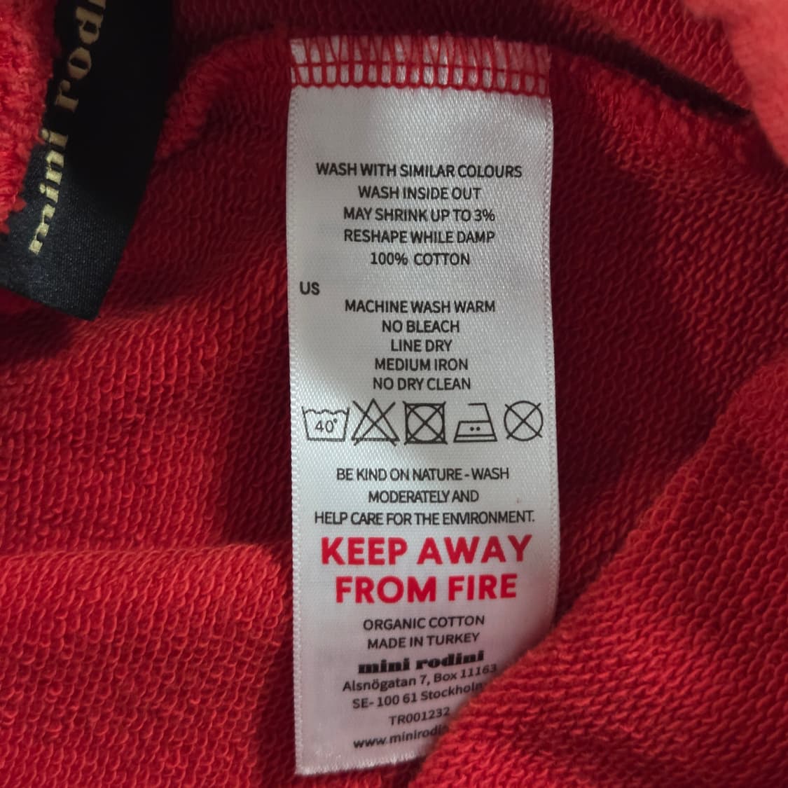 미니로디니 키즈 와이드 스웻팬츠 3/5Y 상품이미지5