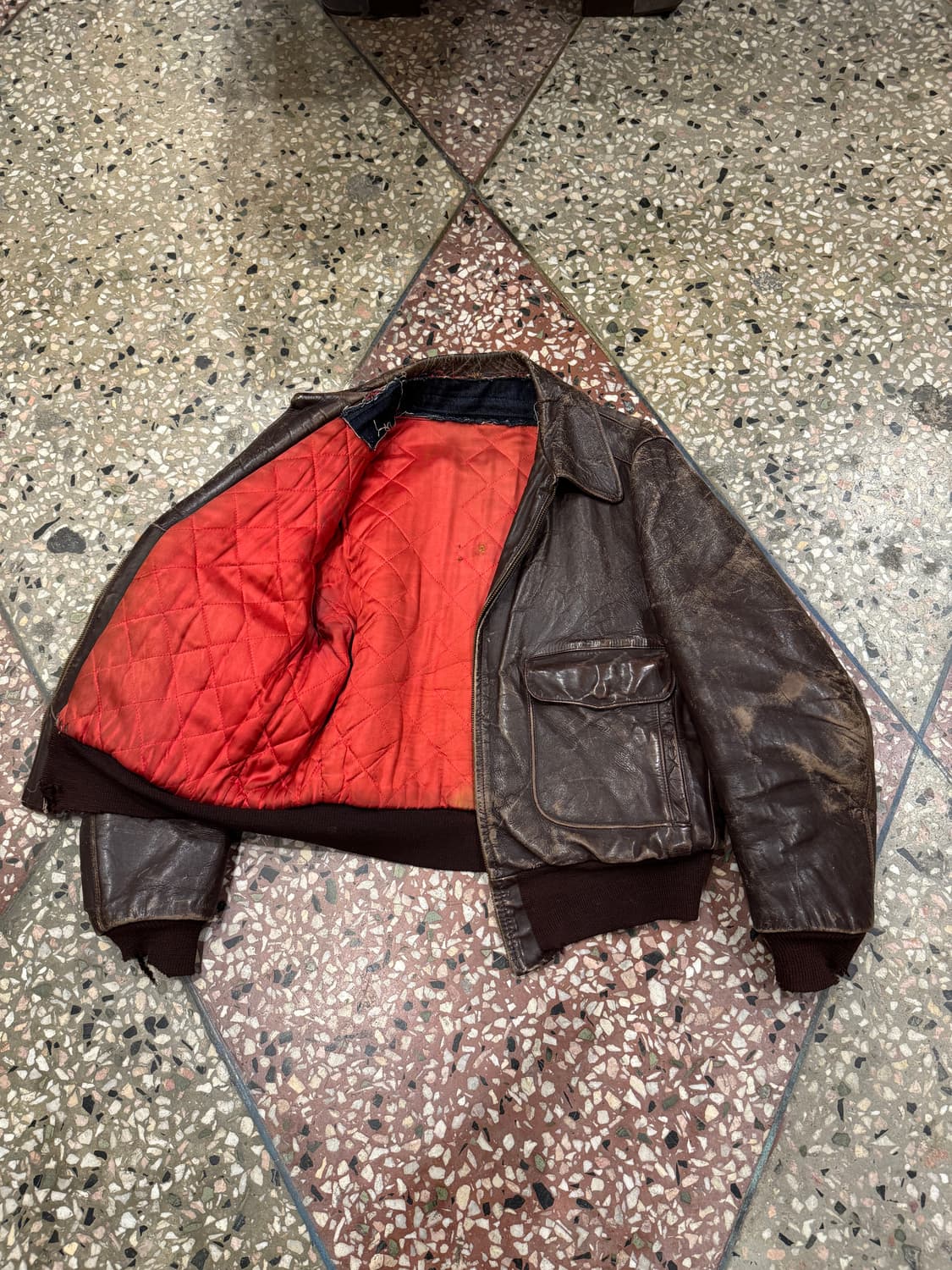 50s Hercules 호스하이드 A-2 자켓 (42)ㅕ 상품이미지4