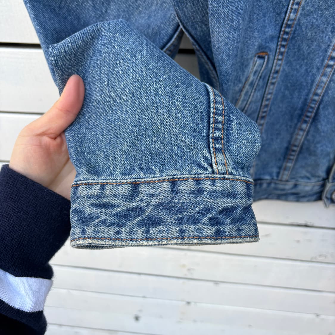 Benetton 베네통 made in italy 데님 자켓 상품이미지5