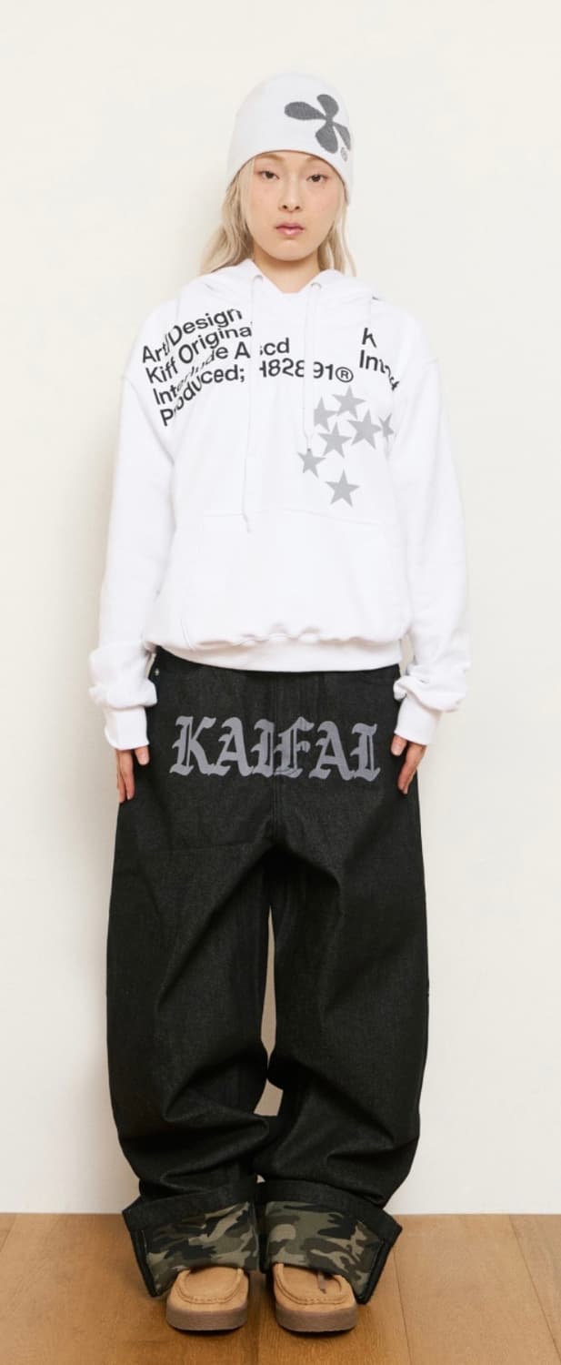 네스티킥 Int Prty Hoodie (White) 기모 L사이즈 상품이미지1