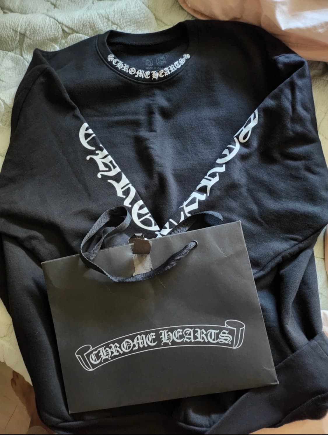 크롬하츠 넥로고 맨투맨 상품이미지1