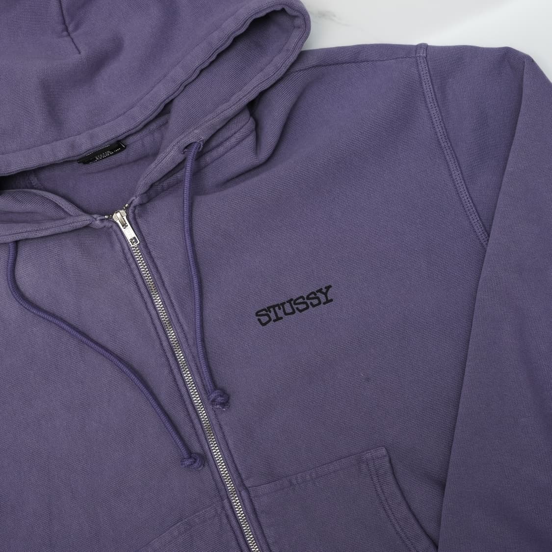 [XL] 스투시 피그먼트 다이드 점보 집후드 그레이프 상품이미지2