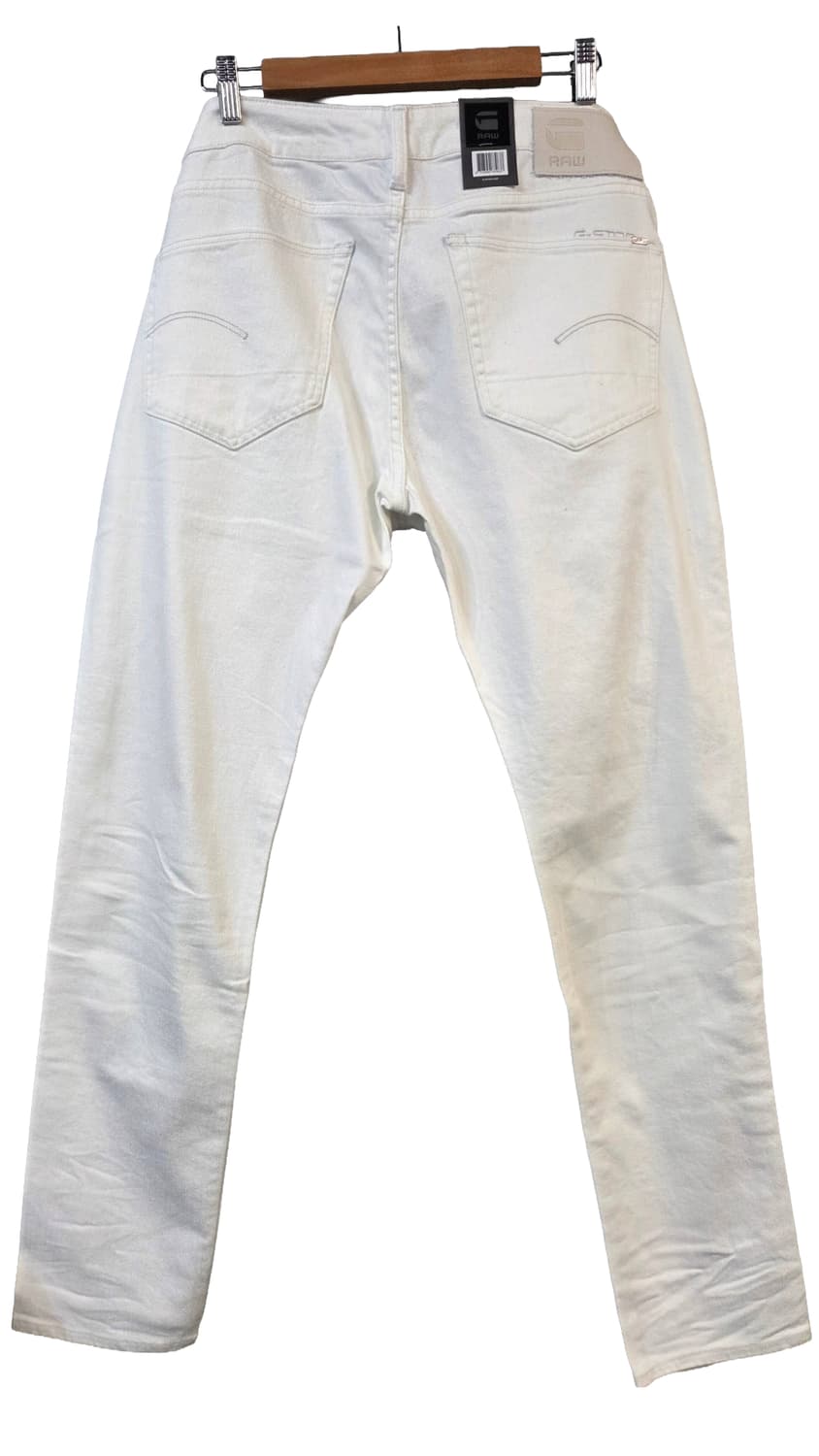 G-Star Raw 3301 화이트 데님 팬츠(W34/L32) 상품이미지2
