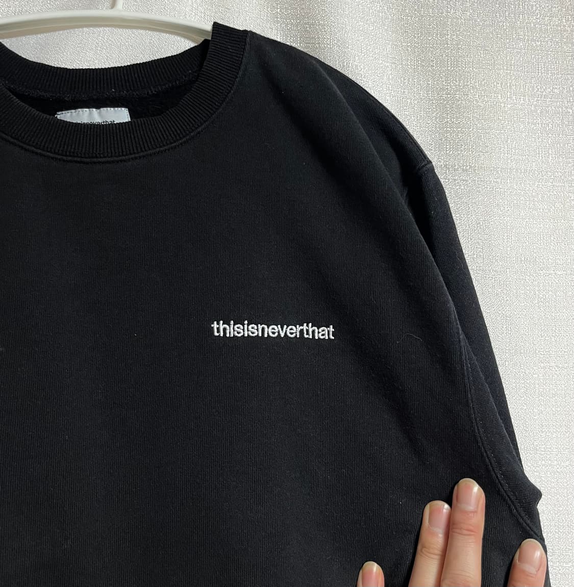 디스이즈네버댓 오버핏 맨투맨 티셔츠 S 상품이미지4