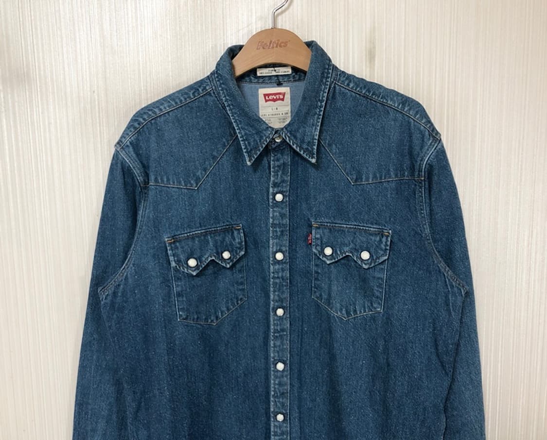 리바이스 데님웨스턴셔츠/청남방 L(100) 상품이미지2