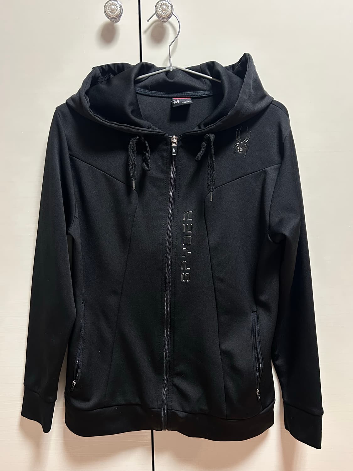 스파이더 블랙 후드 자켓 S 상품이미지1
