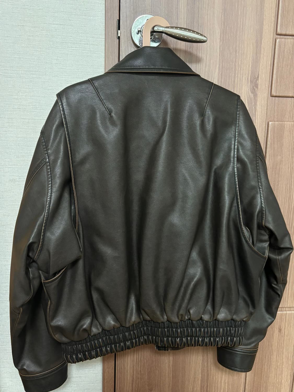 스튜디오 톰보이 브라운 가죽 자켓 상품이미지6