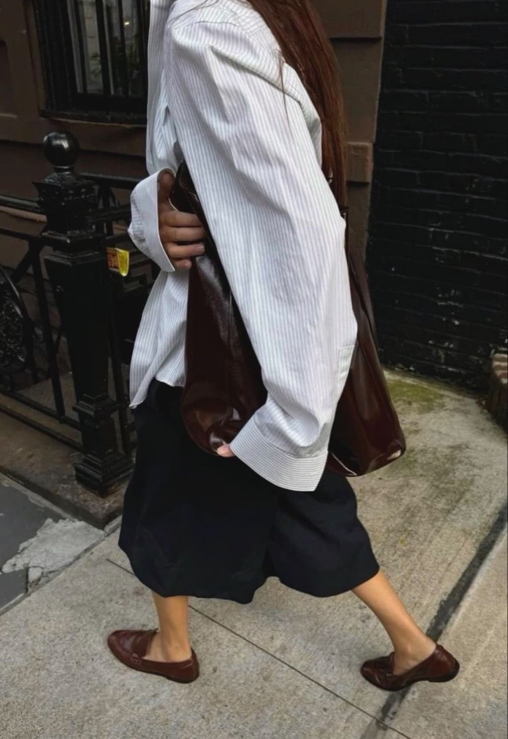 ➕마뗑킴 킴마틴 블루 스트라이프 셔츠 상품이미지1