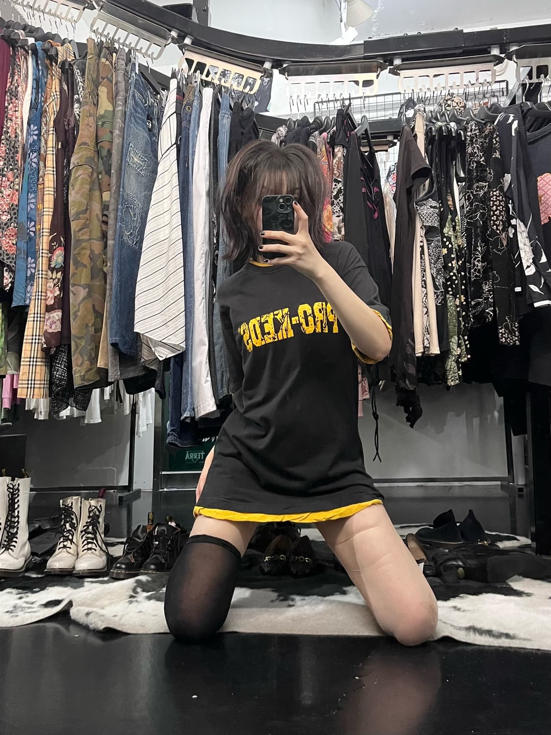 프로키즈 오버핏 레이어드 반팔 상품이미지1