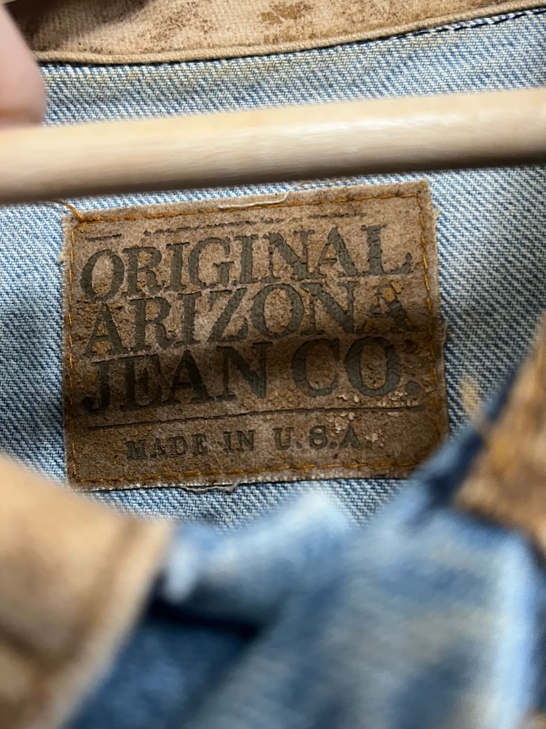 90s USA ARIZONA DENIM JACKET 상품이미지4