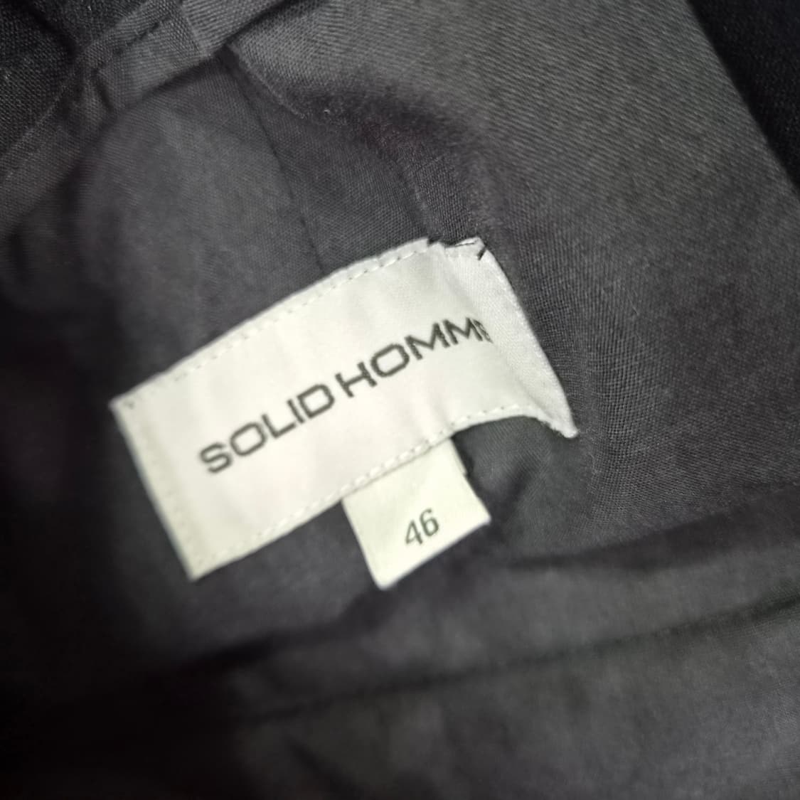 46) 솔리드옴므 밴딩 조거 슬랙스 팬츠 바지 상품이미지5