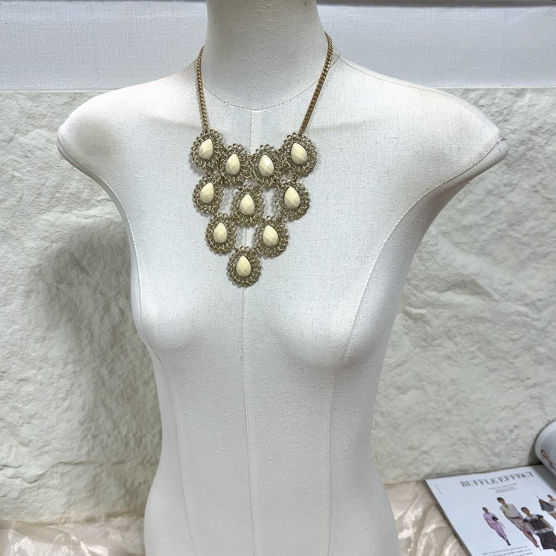 빈티지 에스닉 오리엔탈 쿠바체인목걸이 상품이미지1