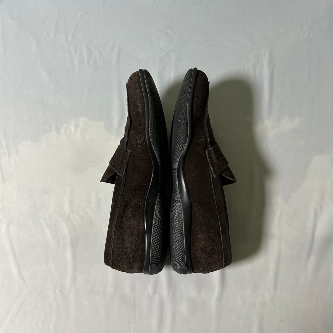 Prada sports suede dark brown loafers 상품이미지3