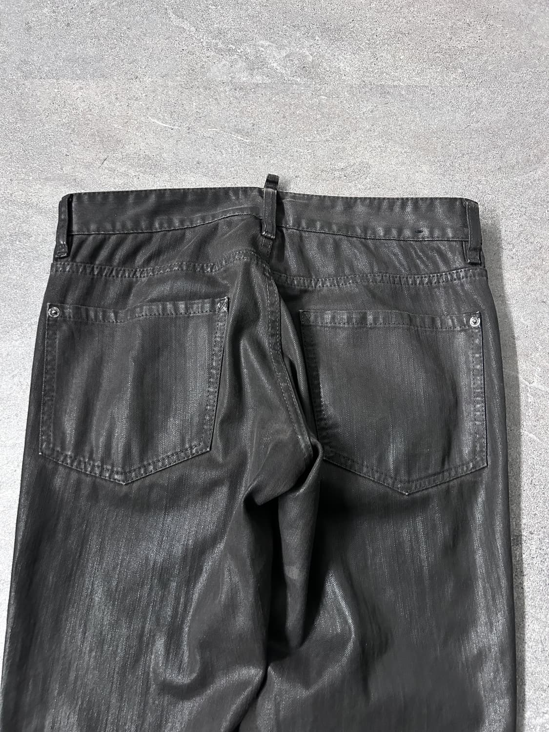 디스퀘어드 2000s 코티드 데님 팬츠 상품이미지8