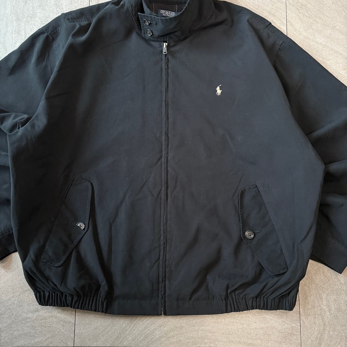 폴로 정푸 블랙 바이스윙 바라쿠다 코튼 자켓 상품이미지4