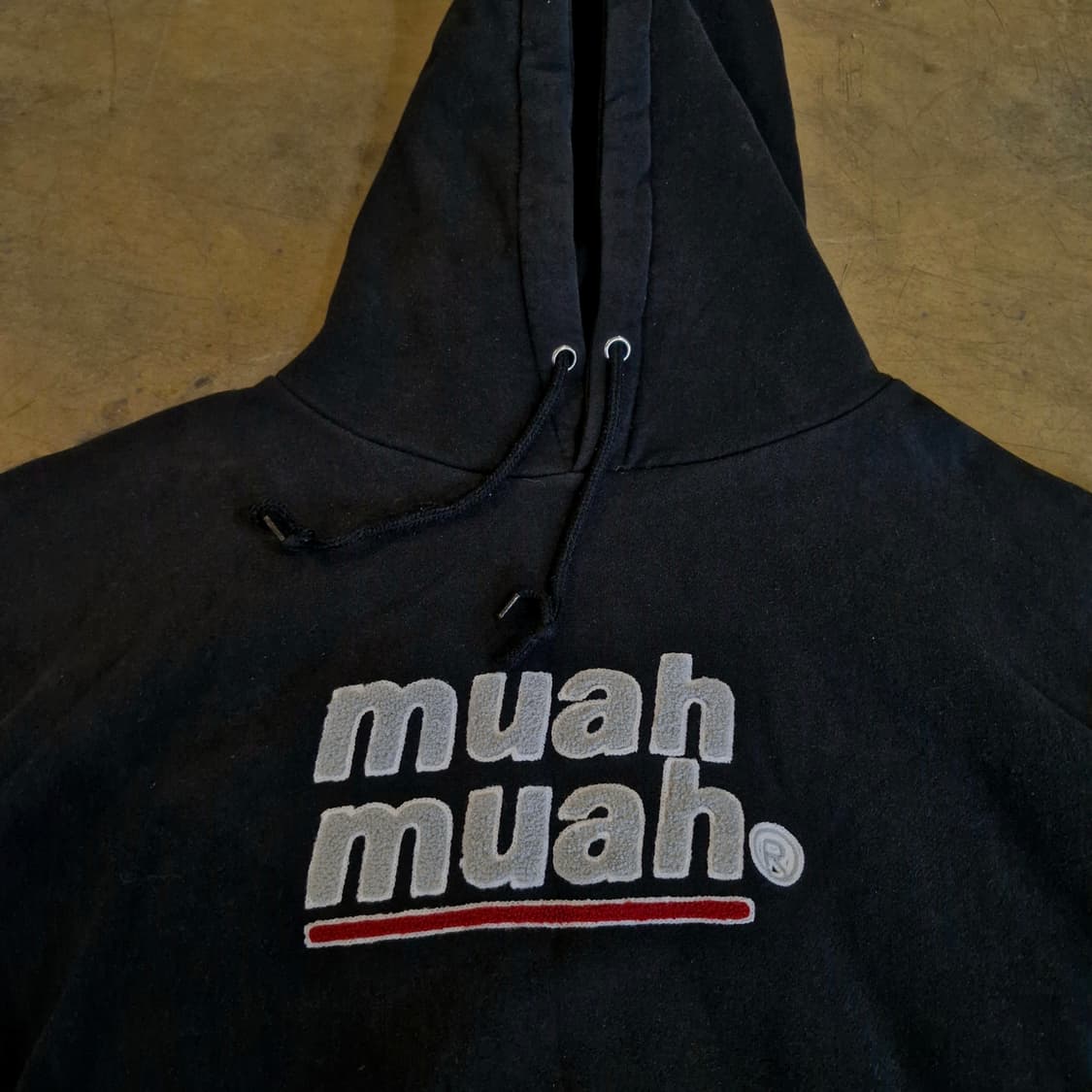 무아무아 오버핏 기모 후드티 F 상품이미지2