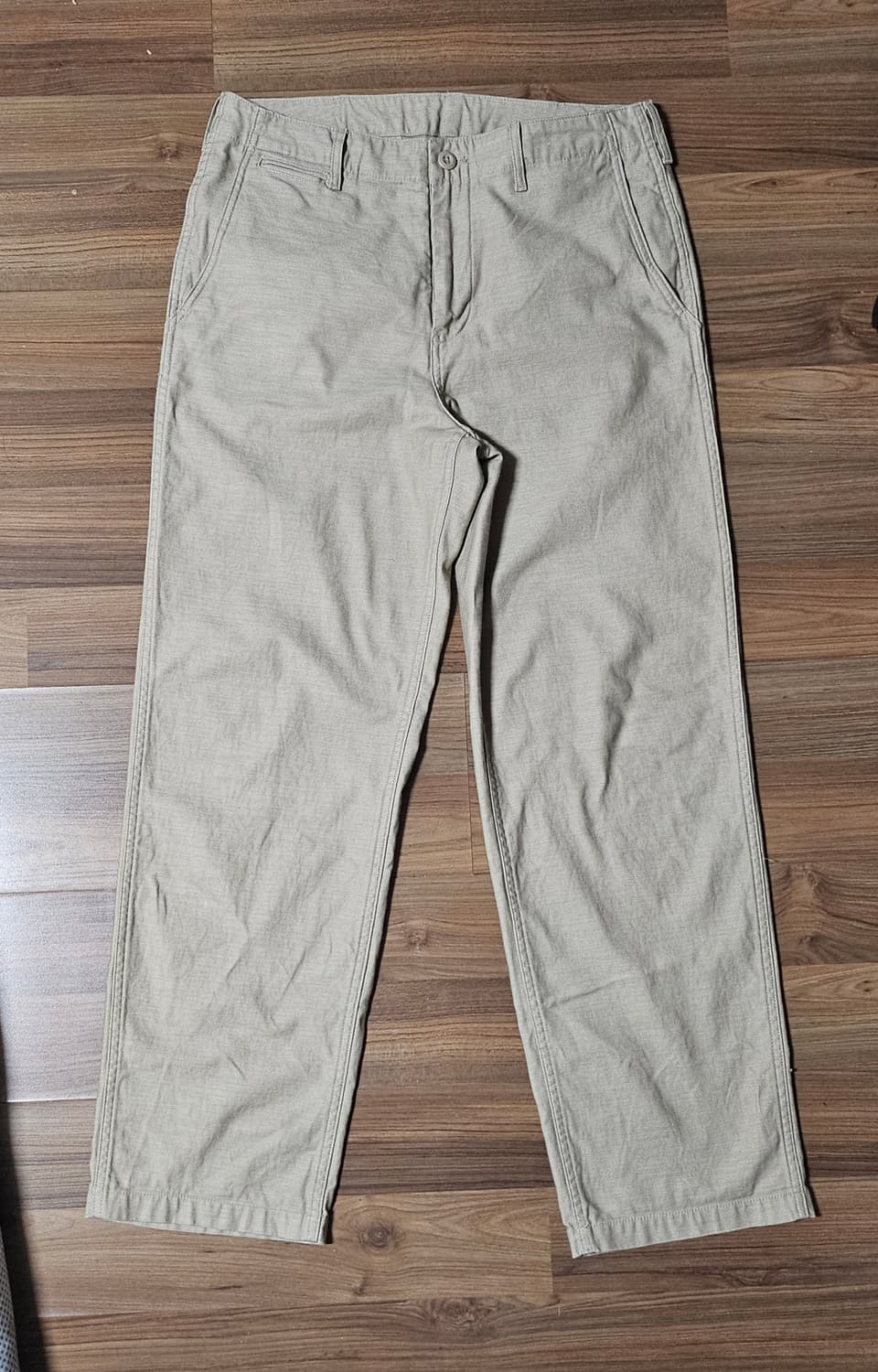 [32] 무탠다드 백사틴 오피서치노 샌드베이지  상품이미지2