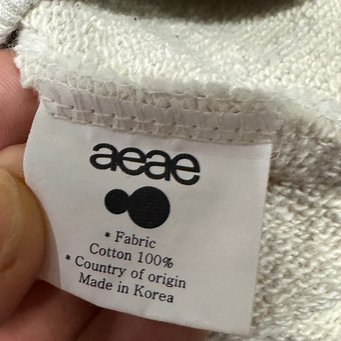 aeae 에이이에이이 크롭 루즈핏 후드  상품이미지4