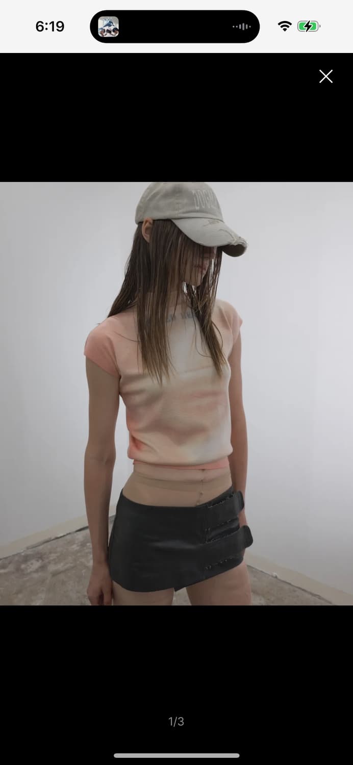 도그마엑스 BRUISED HEART MOCK NECK TOP 팝니다 상품이미지1