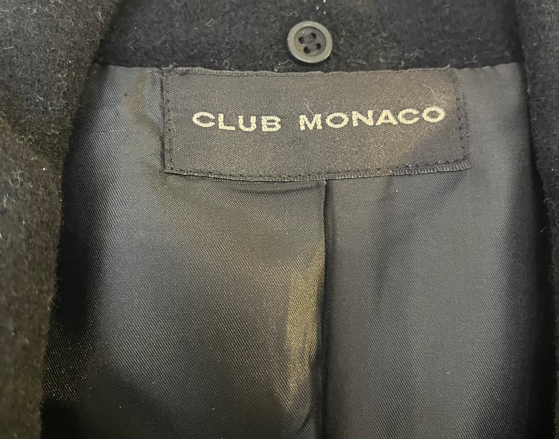 클럽 모나코 울 코트 블랙 상품이미지3