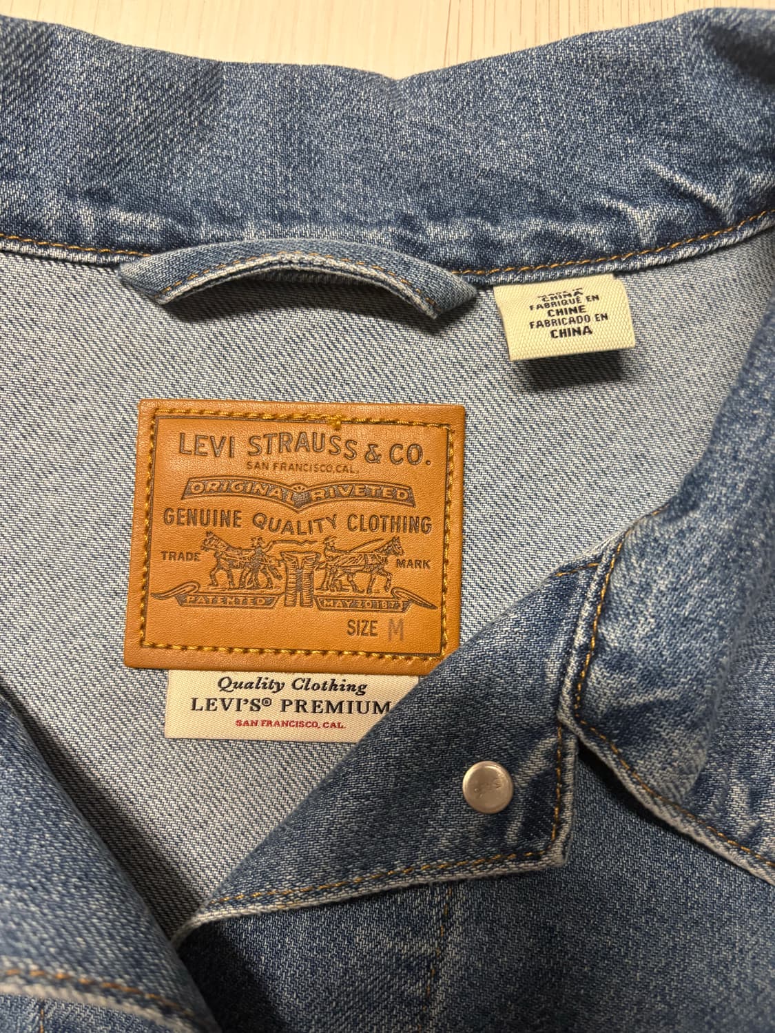 Levi’s 크롭 커스텀 데님 자켓  상품이미지3