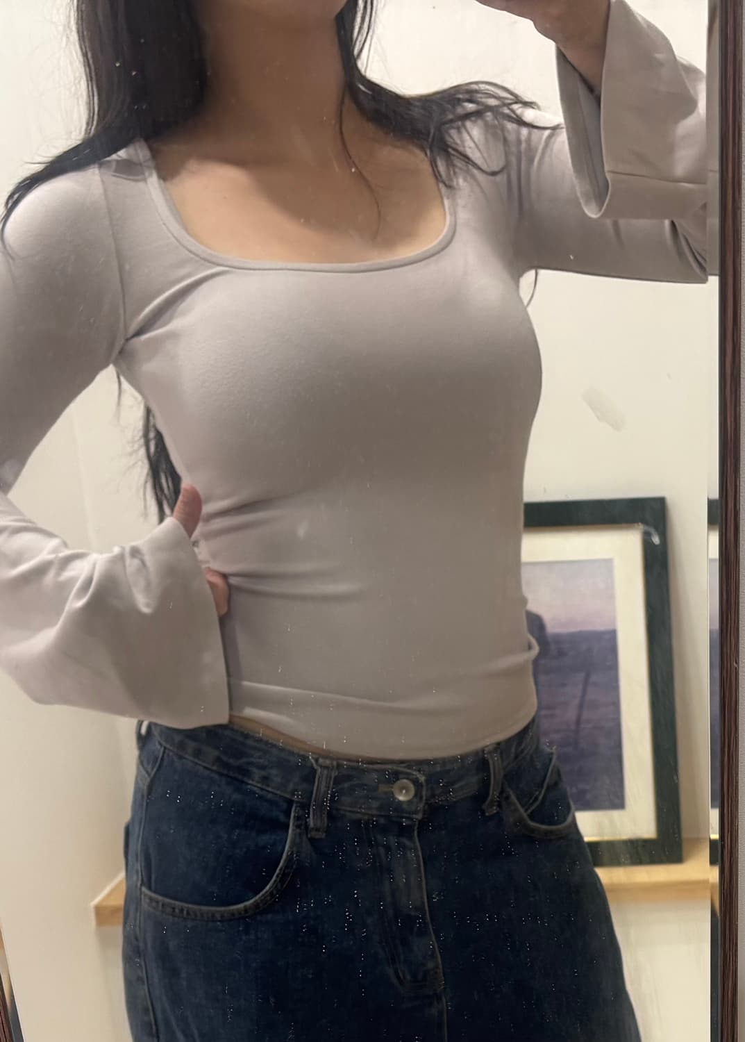 흐프이 긴팔 티 상품이미지1