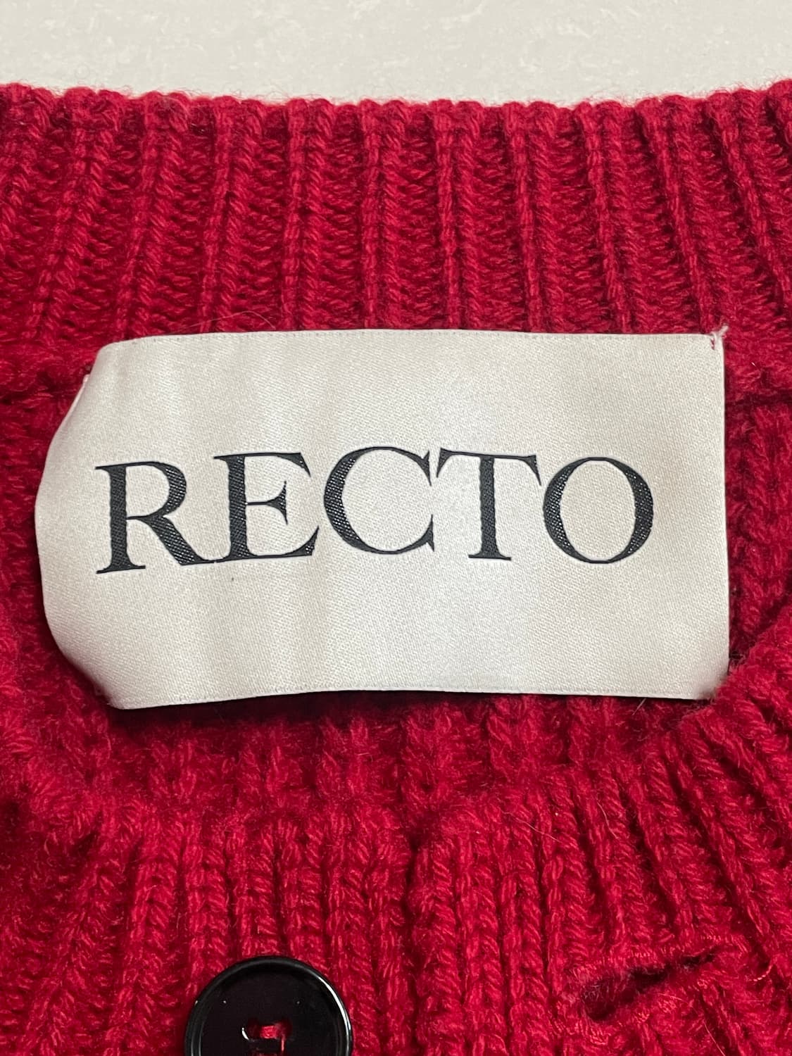 렉토 청키 가디건 23FW 상품이미지3