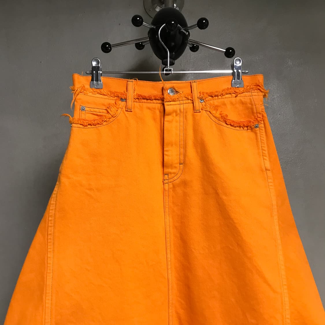 아크네 스튜디오 오렌지 데님 스커트 34(W) 상품이미지2