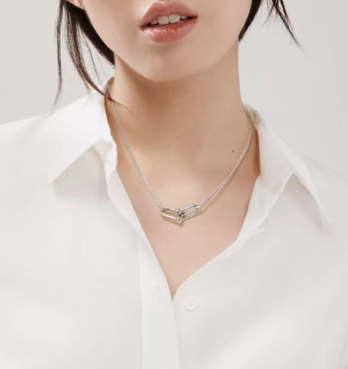 티파니앤코 하드웨어 더블링크 라지 목걸이 상품이미지1