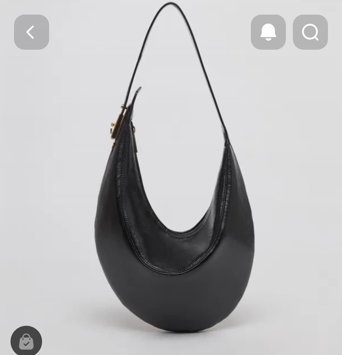 (구해요)아카이브앱크 clip hobo bag구해요 블랙 클립호보백 상품이미지1