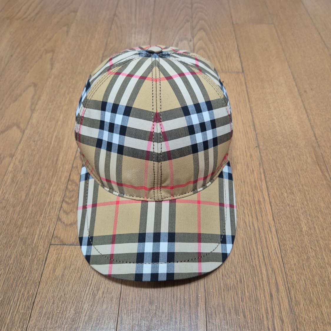 (정품) 버버리 체크 코튼 볼캡 L사이즈 (명품 남자 여자 모자) 상품이미지1