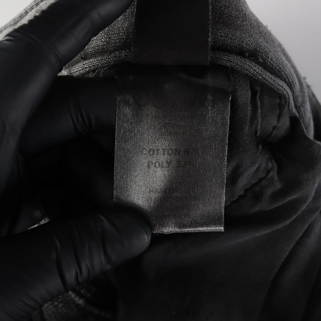 차콜 그레이 와이드핏 코튼 밴딩 팬츠 상품이미지7